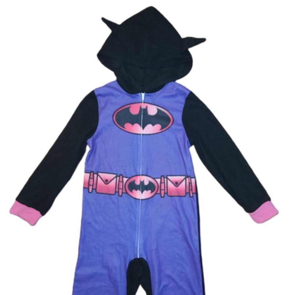 DC Comics Girls Sleeper with Hoodie || small 7/8 EUC